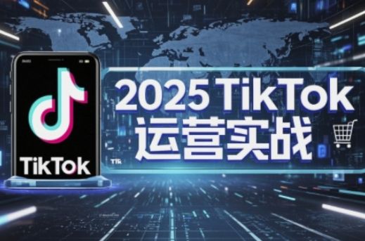 2025TikTok电商运营，掌握TikTok店铺运营核心技巧，实现低成本高转化-宇创网