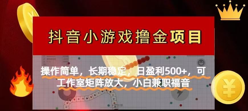 （14290期）【抖音小游戏发行人计划项目】操作简单，长期稳定，日盈利500+，可工作...-宇创网